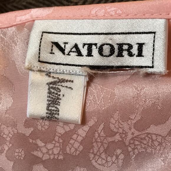NWOT. Neiman Marcus Natori Pink Lace Intimate Wear. L - Picture 2 of 10